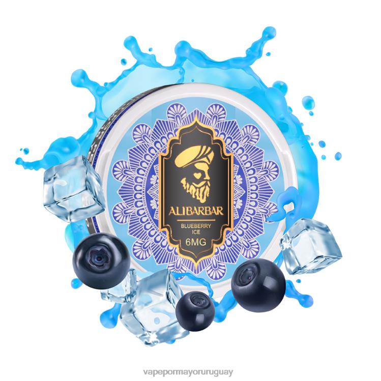 hielo de arándanos