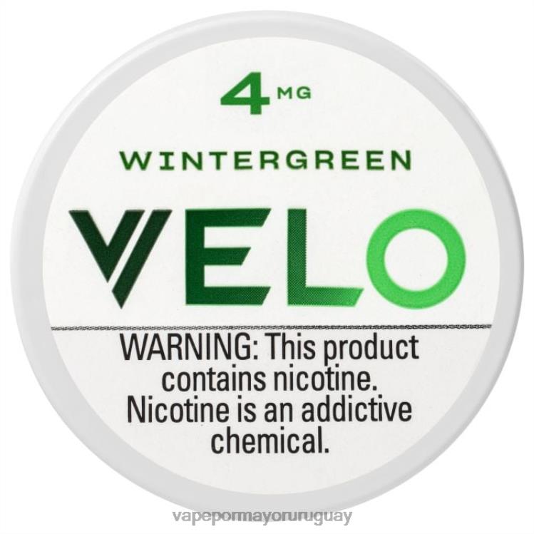 F6J4N39 - Vape Uruguay sin nicotina VELO menta bolsa de nicotina 4 mg