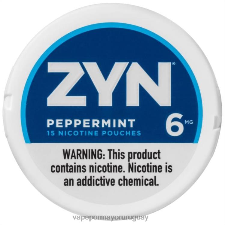 F6J4N18 - Vape por mayor Uruguay ZYN menta bolsa de nicotina 6 mg