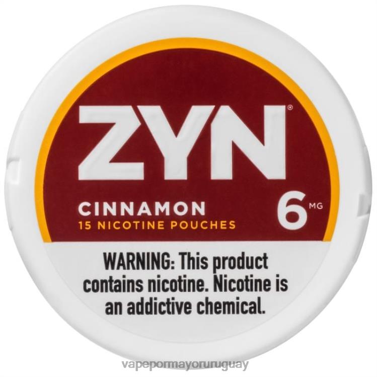 F6J4N19 - Vape Uruguay sin nicotina ZYN canela bolsa de nicotina 6 mg