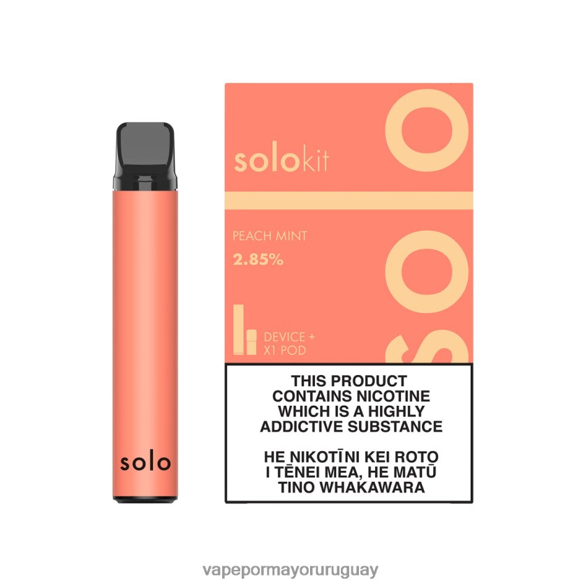Vape Uruguay Sin Nicotina - Solo kit de cápsulas menta durazno TTNLDJ44