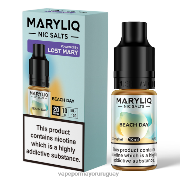 F6J4N439 - Vape Uruguay sin nicotina LOST MARY MARYLIQ día de playa sales nic - 10ml - 20mg
