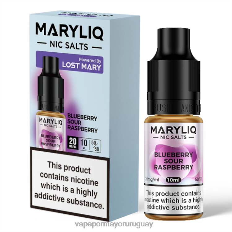F6J4N441 - liquido Vape Uruguay LOST MARY MARYLIQ arándano frambuesa agria sales nic - 10ml - 20mg