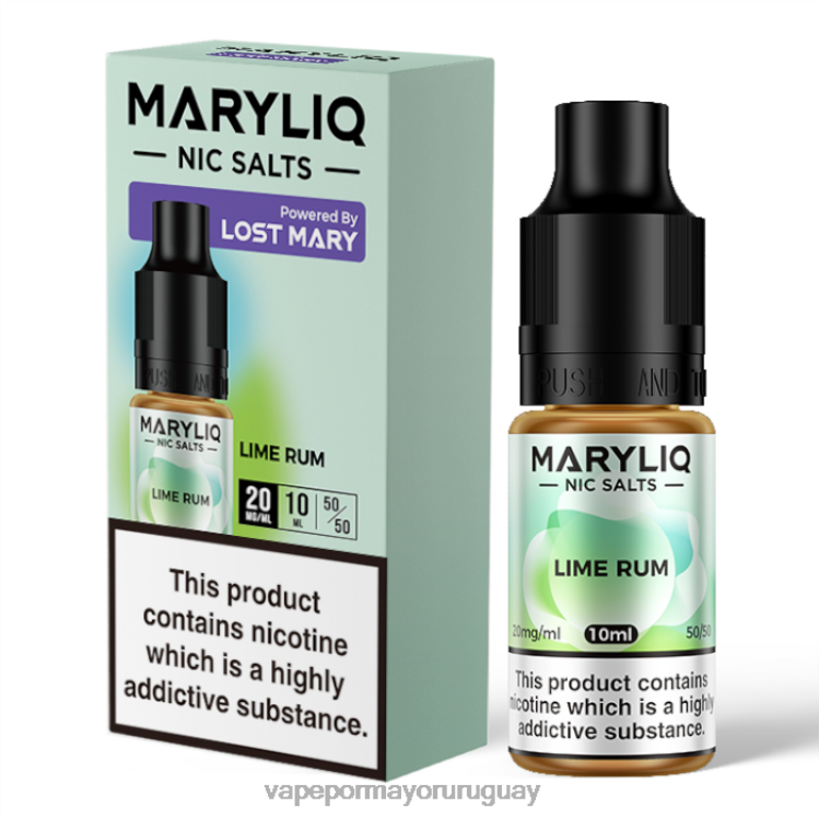 F6J4N448 - Vape por mayor Uruguay LOST MARY MARYLIQ ron de lima sales nic - 10ml - 20mg