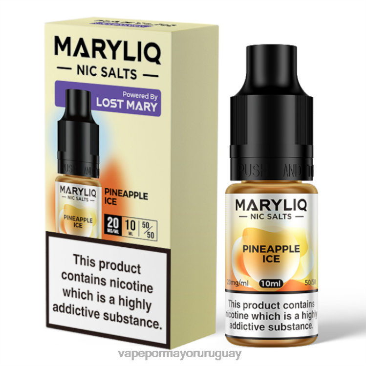 F6J4N452 - Vaper sin nicotina LOST MARY MARYLIQ hielo de piña sales nic - 10ml - 20mg
