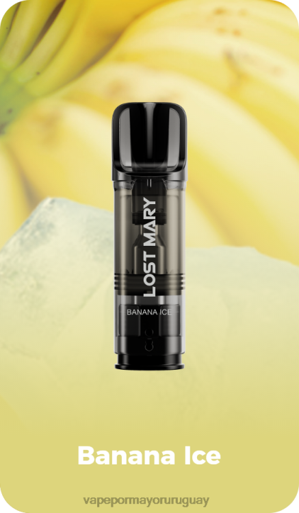 F6J4N420 - Vape Uruguay mercado libre LOST MARY Tappo hielo de plátano cápsulas de repuesto precargadas