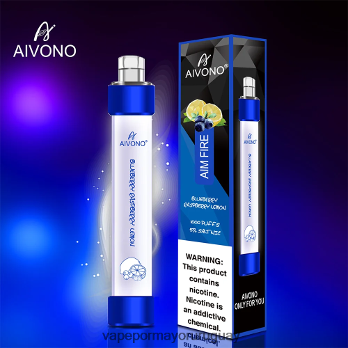 Vape Mayorista - Aivono AIM FIRE 1000 arándano frambuesa limón 220Z22327