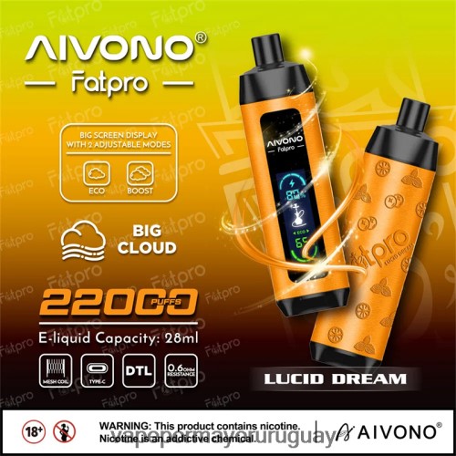 Vape Mayorista - Aivono Fatpro 22000 sueño lúcido 220Z227
