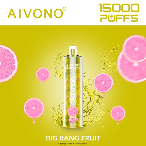 Liquido Vape Uruguay - Aivono FATMAN 15000 fruta del big bang 220Z2216