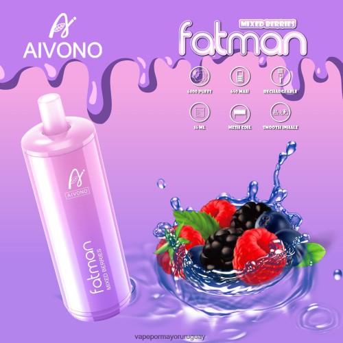 Vape Mayorista - Aivono FATMAN 6800 bayas mixtas 220Z2227