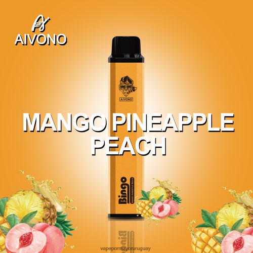 Liquido Vape Uruguay - Aivono AIM BINGO 4000 mango piña durazno 220Z22136
