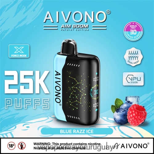 hielo azul