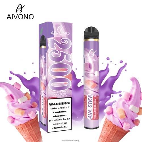 Vape Mayorista - Aivono AIM STICK 2500 helado de vainilla y taro 220Z22147