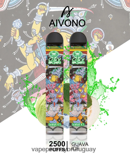 Vape Mayorista - Aivono AIM SNAKE 2500 hielo de guayaba 220Z22307