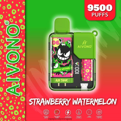Liquido Vape Uruguay - Aivono AIM TANK 9500 sandia fresa 220Z2246