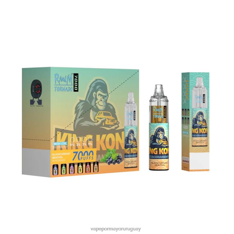 F6J4N1 - liquido Vape Uruguay RandM Tornado desechable 7000 5%