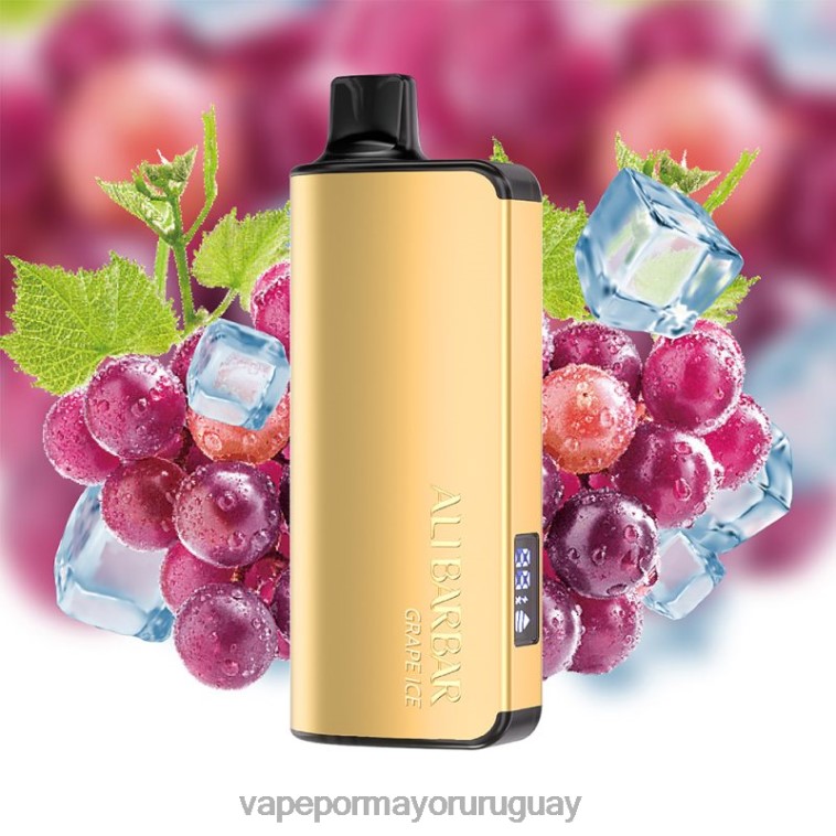 Vape Mayorista - Alibarbar Ingot 20000 vaporizadores desechables hielo de uva HL0R437
