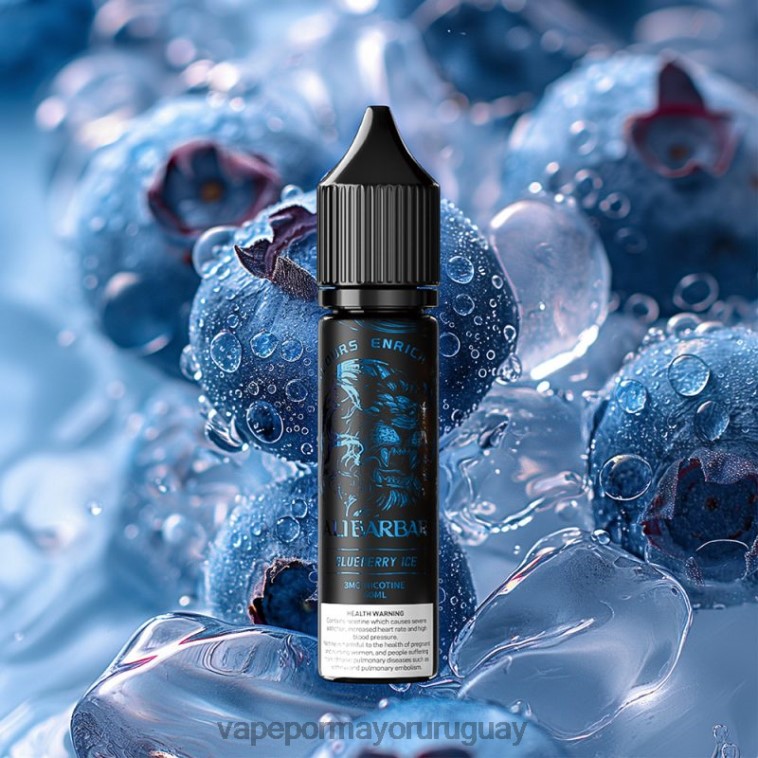 Liquido Vape Uruguay - Alibarbar narguile de ónix hielo de arándanos HL0R486
