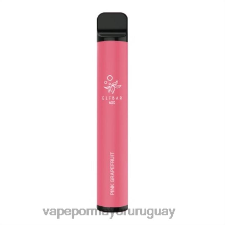 F6J4N105 - vaporizador desechable al por mayor ELFBAR 600 Toronja rosa
