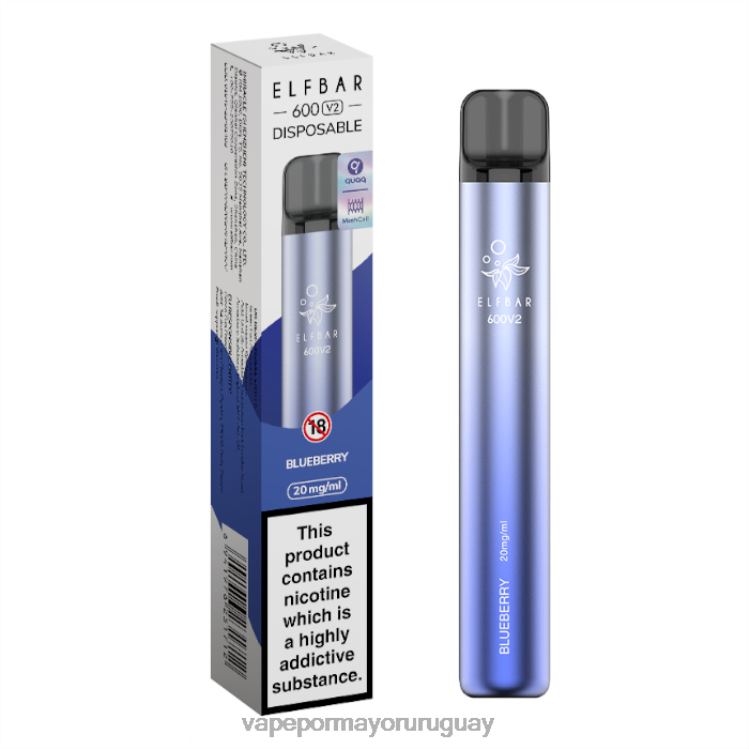 F6J4N275 - vaporizador desechable al por mayor ELFBAR 600V2 arándano 20 mg