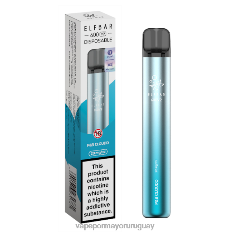 F6J4N290 - Vape Uruguay mercado libre ELFBAR 600V2 p&b nublado 20 mg