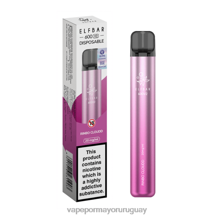 F6J4N293 - Vape mayorista ELFBAR 600V2 Rinbo nublado 20 mg