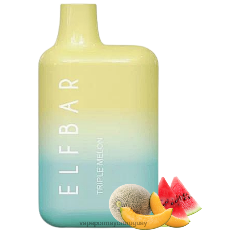F6J4N311 - liquido Vape Uruguay ELFBAR BC5000 melón triple