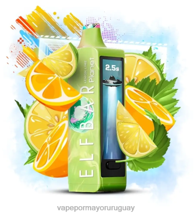 Liquido Vape Uruguay - Elf Bar Planet 25000 lima limon 68P4T16
