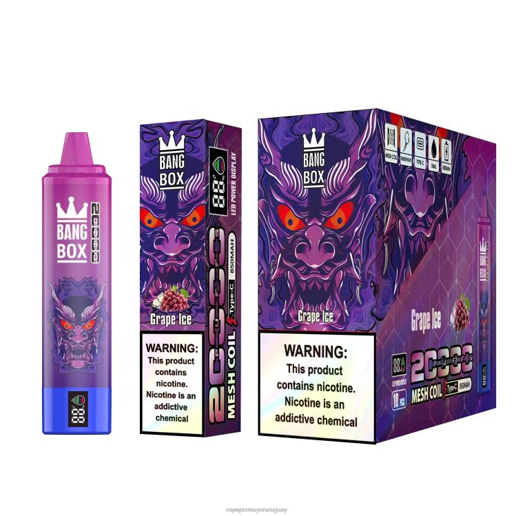 F6J4N130 - Vape Uruguay mercado libre Bang Box hielo de uva 20000