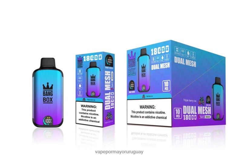 Vape Mayorista - Bang Box 18000 bocanadas hielo de triple baya N64F895