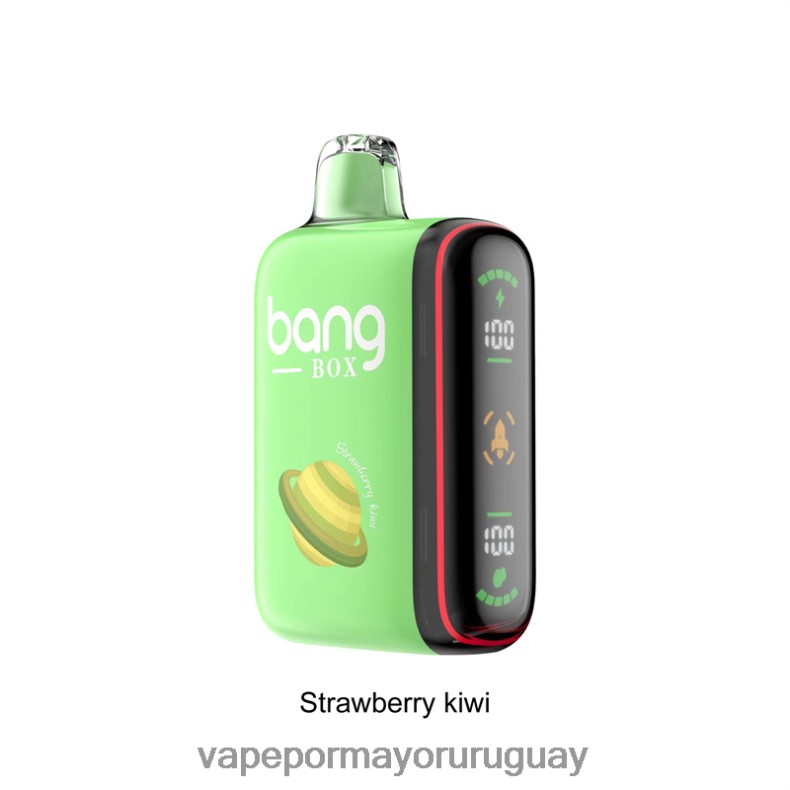 Vape Mayorista - Bang Box Pantalla de potencia inteligente de 9000-18000 inhalaciones kiwi fresa N64F827