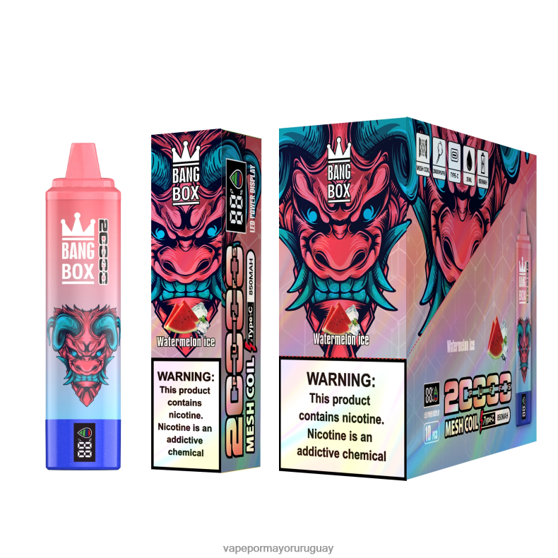 Vape Por Mayor Uruguay - Bang Box 20000 hielo de sandia N64F856