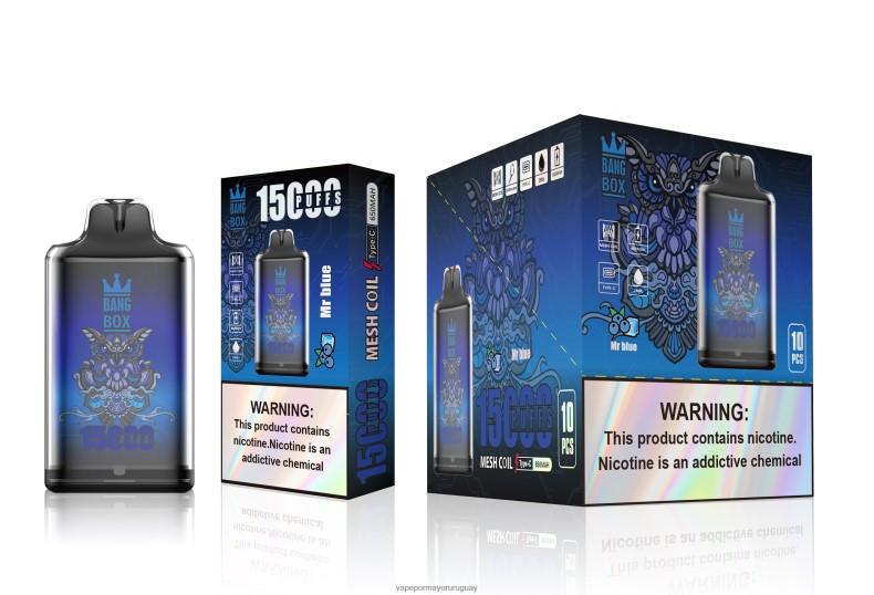 Vape Por Mayor Uruguay - Bang Box s1-15000 bocanadas señor azul N64F8109