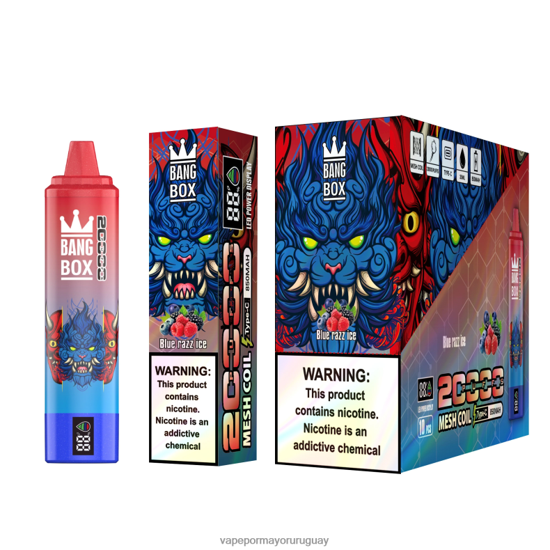 Vape Uruguay Mercado Libre - Bang Box 20000 hielo azul N64F859