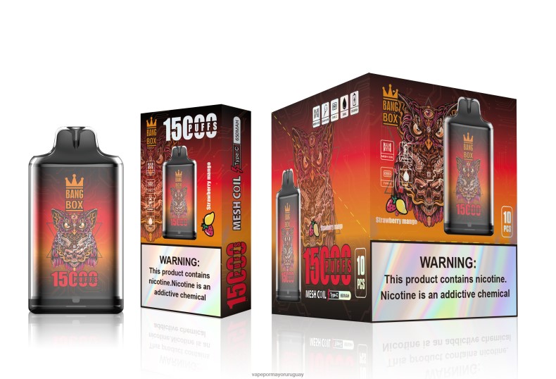 Vape Uruguay Mercado Libre - Bang Box s1-15000 bocanadas mango fresa N64F8101
