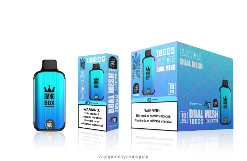 Vape Uruguay Precio - Bang Box 18000 bocanadas hielo de arándanos N64F890