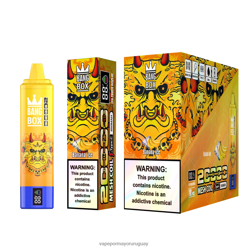 Vape Uruguay Precio - Bang Box 20000 hielo de plátano N64F857