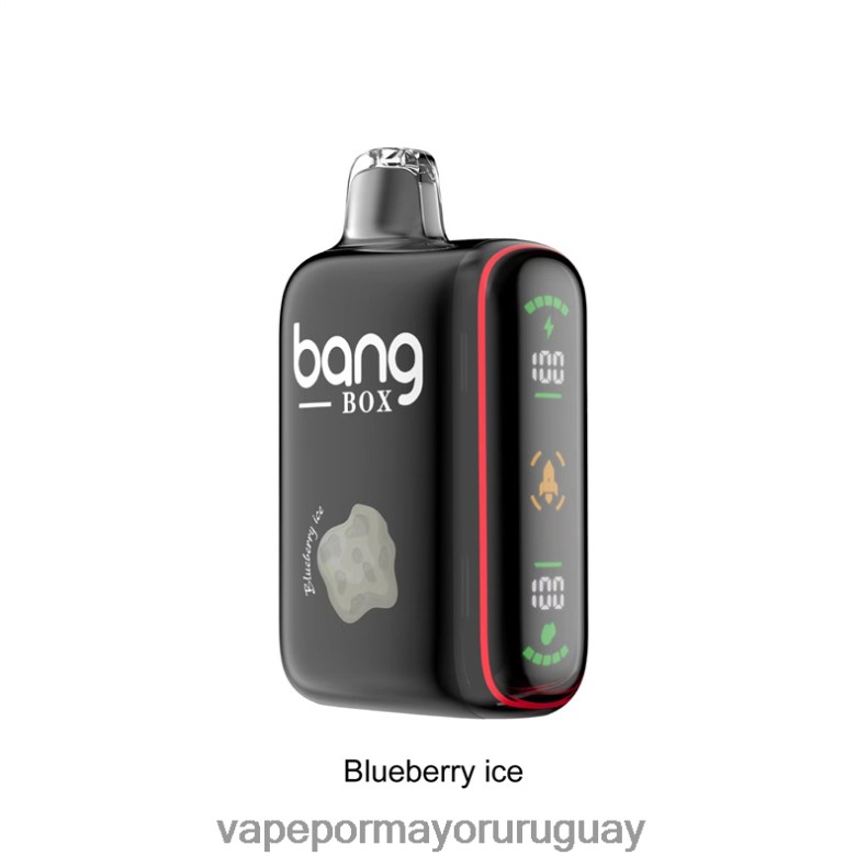 Vape Uruguay Precio - Bang Box Pantalla de potencia inteligente de 9000-18000 inhalaciones hielo de arándanos N64F832