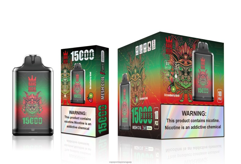 Vape Uruguay Precio - Bang Box s1-15000 bocanadas kiwi fresa N64F8100