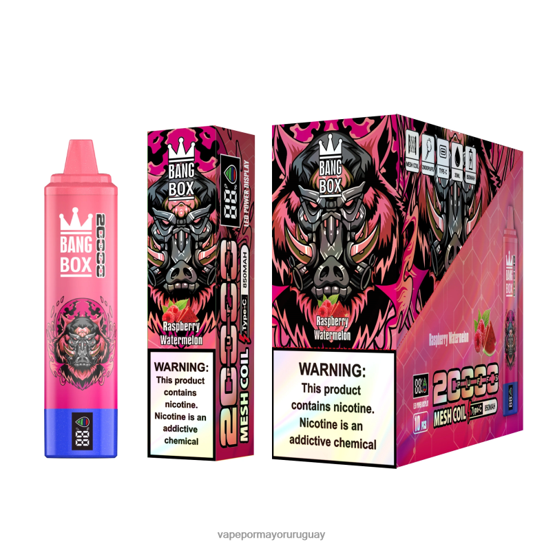 Vaporizador Al Por Mayor - Bang Box 20000 sandia frambuesa N64F853