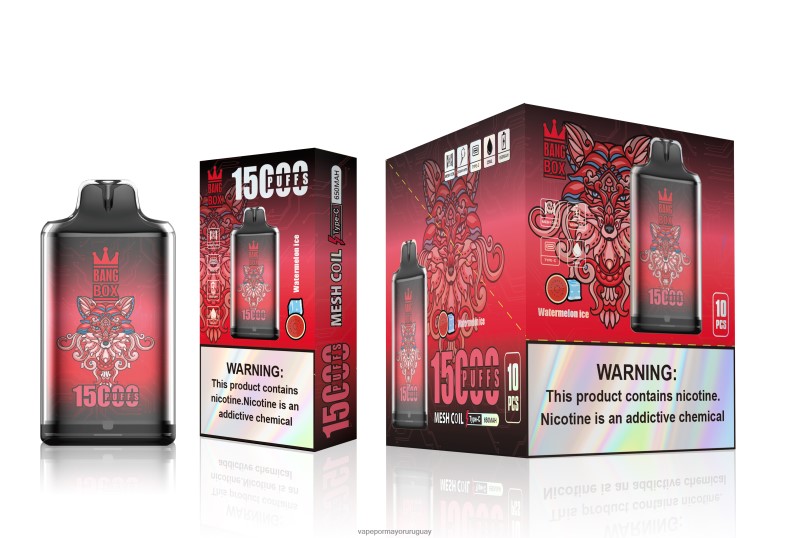Vaporizador Al Por Mayor - Bang Box s1-15000 bocanadas hielo de sandia N64F8106