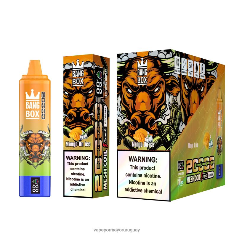 Vaporizador Desechable Al Por Mayor - Bang Box 20000 mango en hielo N64F854
