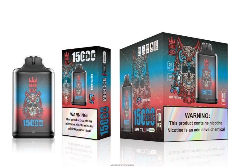 Venta De Vaporizadores Al Por Mayor - Bang Box s1-15000 bocanadas hielo azul N64F8108