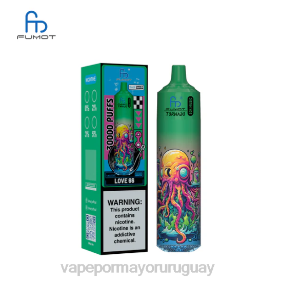 Liquido Vape Uruguay - Fumot Tornado música de 30k amor 66 BLVFH16
