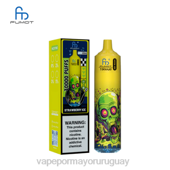 Liquido Vape Uruguay - Fumot Tornado música de 30k hielo de fresa BLVFH26