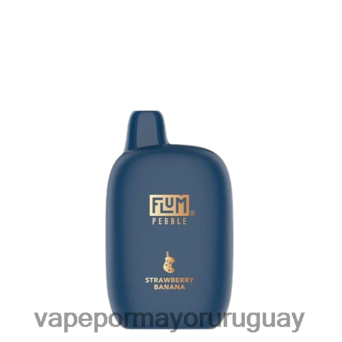 Vape Uruguay Precio - FLUM PEBBLES 6000 caladas (edición navideña) plátano fresa TDT28P12