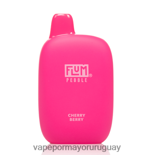 Vape Uruguay Sin Nicotina - FLUM PEBBLES 6000 bocanadas baya de cereza TDT28P24