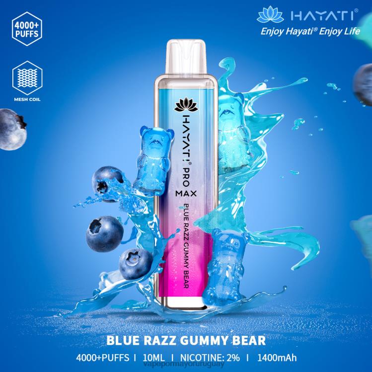 osito de goma razz azul