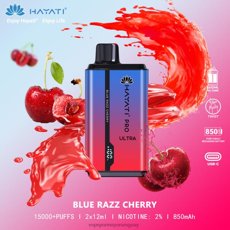 F6J4N198 - Vape por mayor Uruguay Hayati Pro Ultra cereza azul