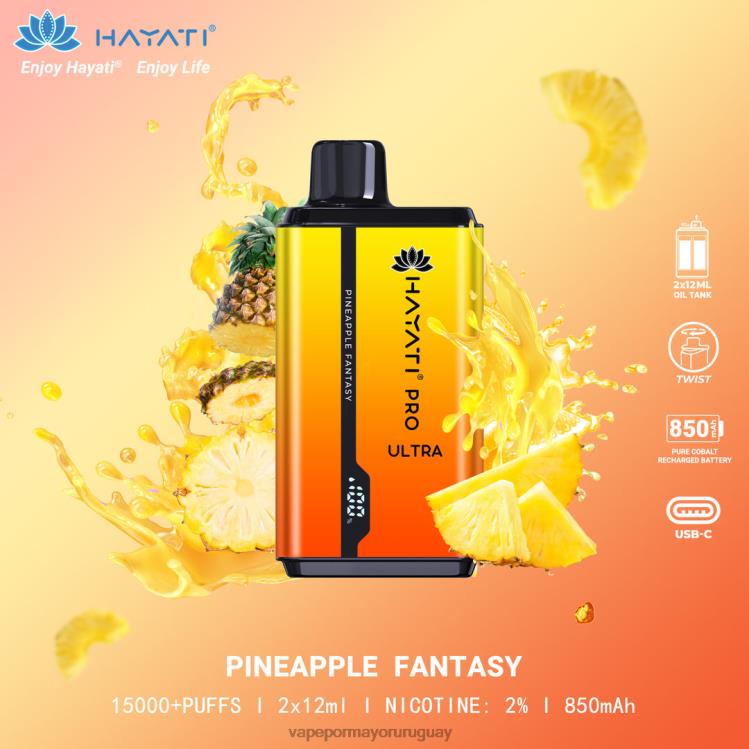 F6J4N213 - Vape mayorista Hayati Pro Ultra fantasía de piña